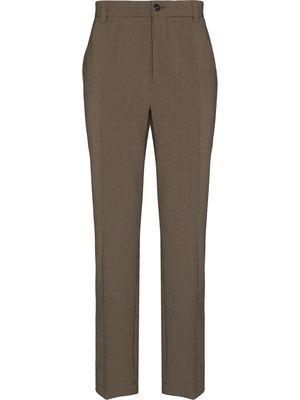 Nanushka Adar check-pattern tailored trousers - Neutrals
