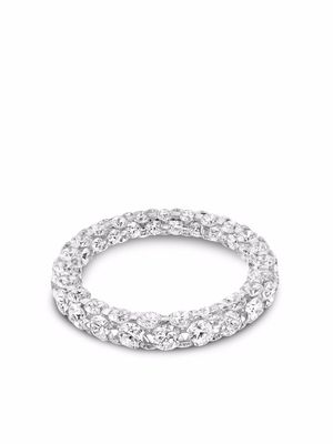 Boghossian 18kt white gold Merveilles diamond eternity band ring - Silver
