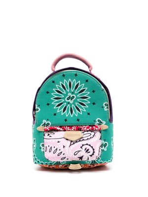 Readymade color-block paisley small backpack - Multicolour