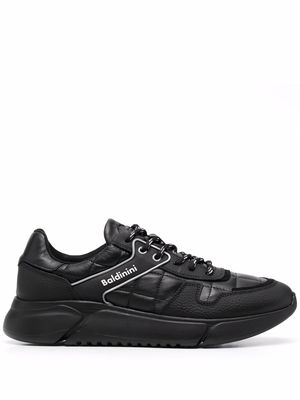Baldinini panelled low-top sneakers - Black