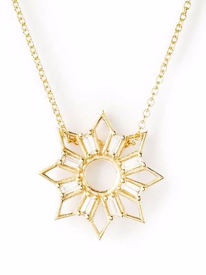 THE ALKEMISTRY 18kt yellow gold Sun diamond necklace