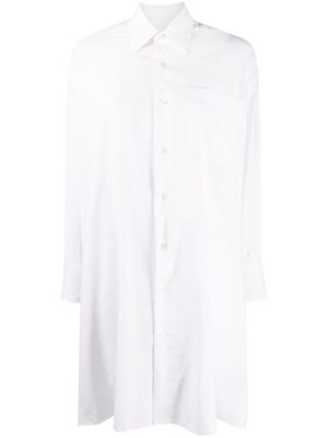AMI Paris knee-length shirt dress - White