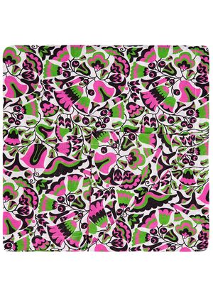 La DoubleJ Tulip print cocktail napkin - Pink