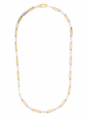 Missoma fused two-tone chain necklace - Gold
