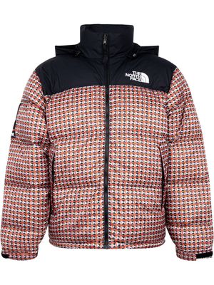 Supreme x The North Face studded jacket - Red