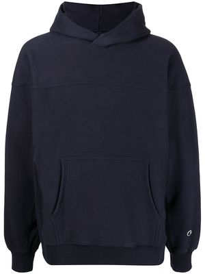 Champion embroidered logo hoodie - Blue