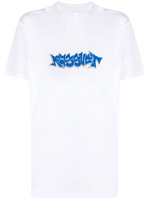 PACCBET logo-print cotton T-Shirt - White