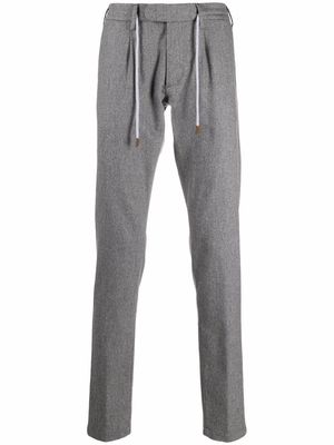 Eleventy drawstring tailored trousers - Grey
