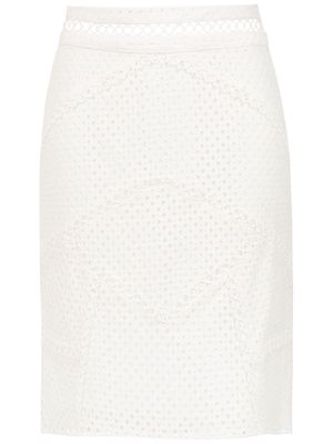 Olympiah Fellari midi skirt - White