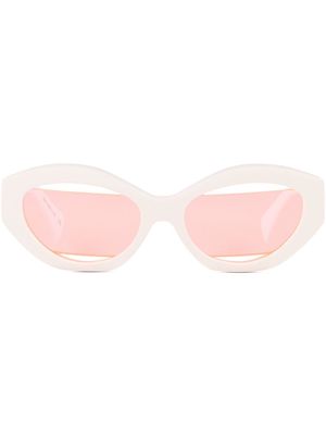 Alain Mikli x Jeremy Scott cat-eye sunglasses - White