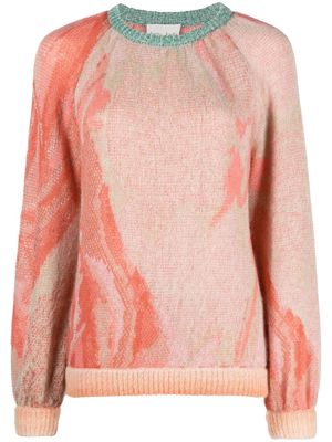 Forte Forte faded-knit jumper - Pink