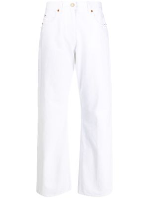 Valentino mid-rise straight-leg jeans - White