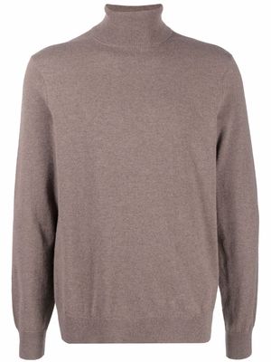 Theory roll-neck cashmere jumper - Brown