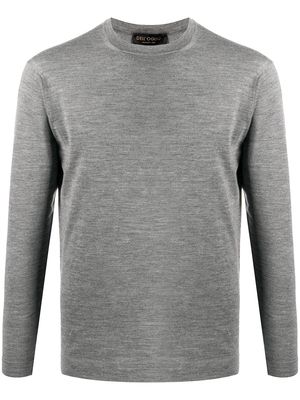 Dell'oglio long-sleeve fitted jumper - Grey