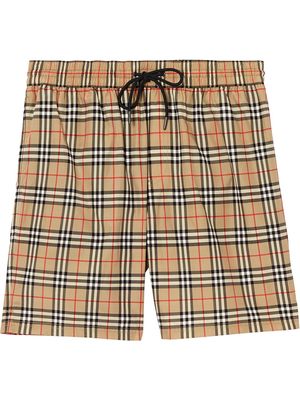 Burberry Vintage Check print swim shorts - Neutrals
