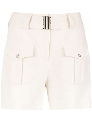 Olympiah belted Roma shorts - White