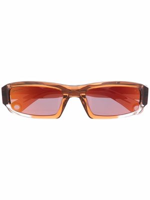 Jacquemus rounded frame sunglasses - Brown