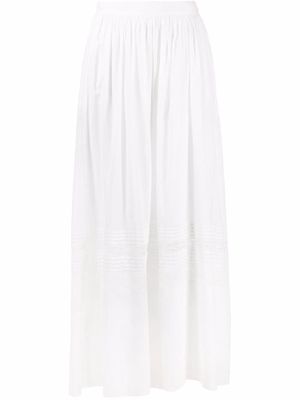 ETRO May lace-embroidered maxi skirt - White