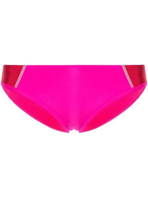 Duskii Ella two-tone bikini bottom - Red
