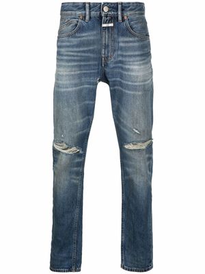 Closed distressed slim-cut jeans - Blue