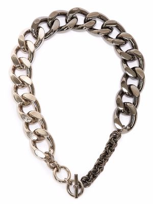 JW Anderson oversized chain-link necklace - Silver