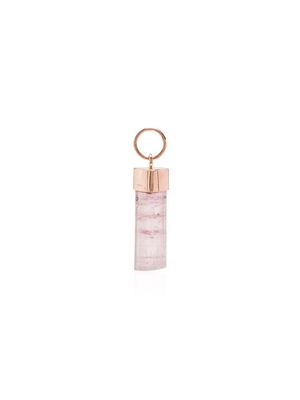 Jacquie Aiche 14kt crystal charm - ROSE GOLD
