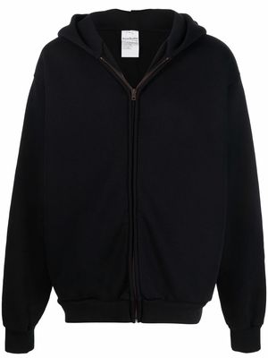 Acne Studios relaxed zip-up hoodie - Black