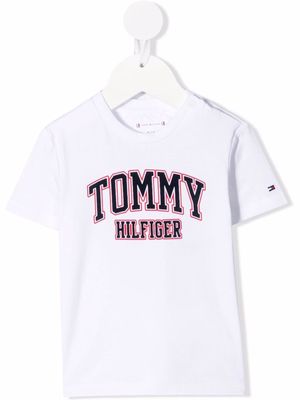 Tommy Hilfiger Junior logo-print T-shirt - White
