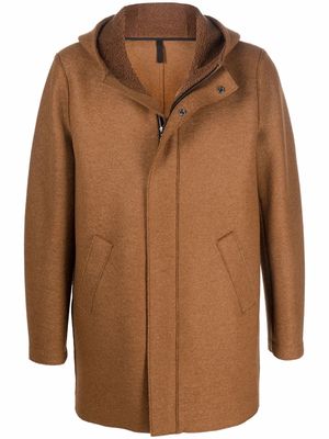 Harris Wharf London hooded wool coat - Neutrals