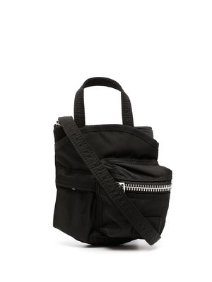sacai small pocket crossbody bag - Black