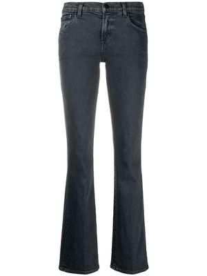 J Brand Sallie high rise straight-leg jeans - Grey