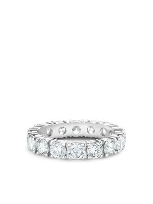 De Beers Jewellers platinum diamond Allegria small eternity band ring - Silver