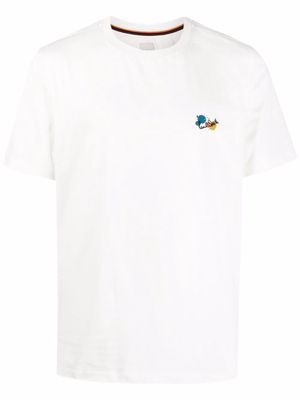 PAUL SMITH logo-print organic cotton T-shirt - White
