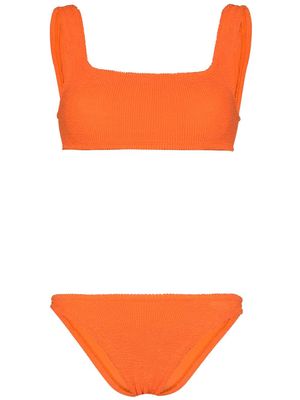 Hunza G Xandra ruched bikini set - Orange