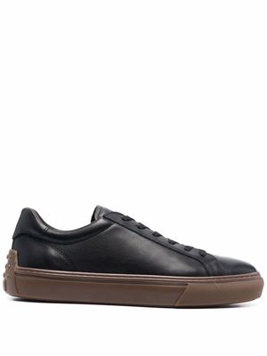 Tod's low-top leather sneakers - Black