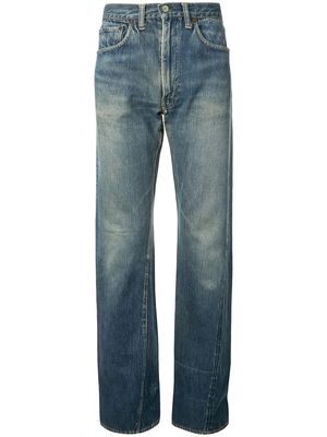 Fake Alpha X Levi's Vintage 1950s Levis 501ZXX straight-fit jeans - Blue