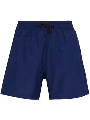 Organic Basics drawstring-fastening swim shorts - Blue