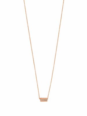 GINETTE NY 18kt rose gold mini Straw on Chain necklace