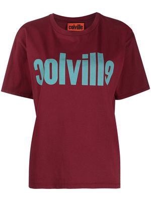 colville logo-print cotton T-shirt - Red