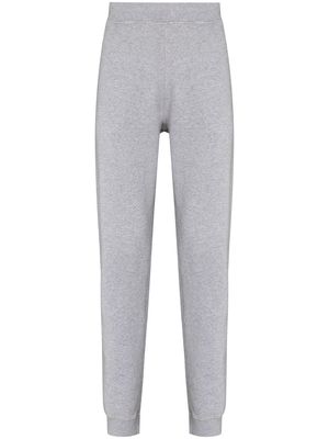 Sunspel cotton tapered track pants - Grey