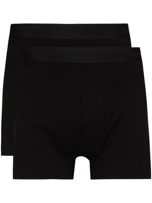 Organic Basics two-pack logo-waistband boxers - Black