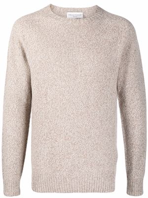 Officine Generale fine-knit wool-cashmere jumper - Neutrals
