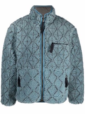 Kapital Sashiko reversible fleece jacket - Blue