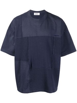 AMBUSH logo-embroidered cotton T-shirt - Blue