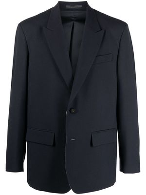 Valentino single-breasted blazer jacket - Blue