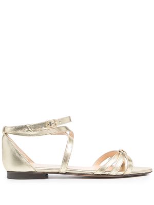 Tila March Santiago ankle strap sandals - Gold