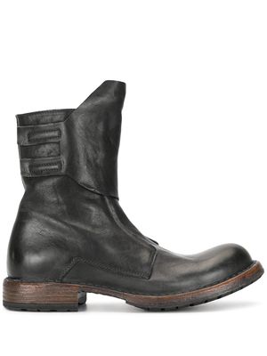 MOMA leather ankle boots - Black
