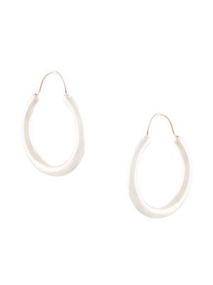 All Blues medium hoop earrings - Silver