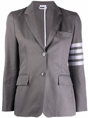 Thom Browne 4-Bar stripe blazer - Grey
