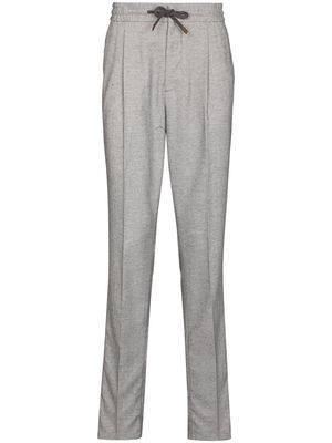 Brunello Cucinelli drawstring-waist trousers - Grey